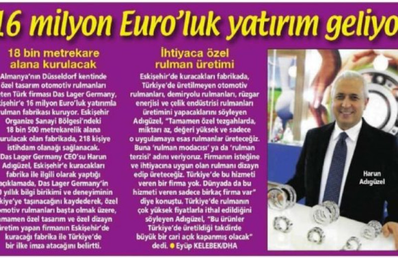 19.01.2013 Tarihli Posta Eskişehir Gazetesi Haberi