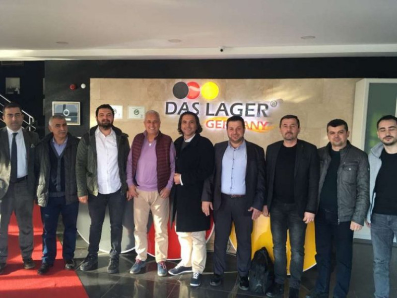 Bolu Bayimiz Yaman Endüstriyel Das Lager Germany Fabrikamızı Ziyaret Etmiştir 